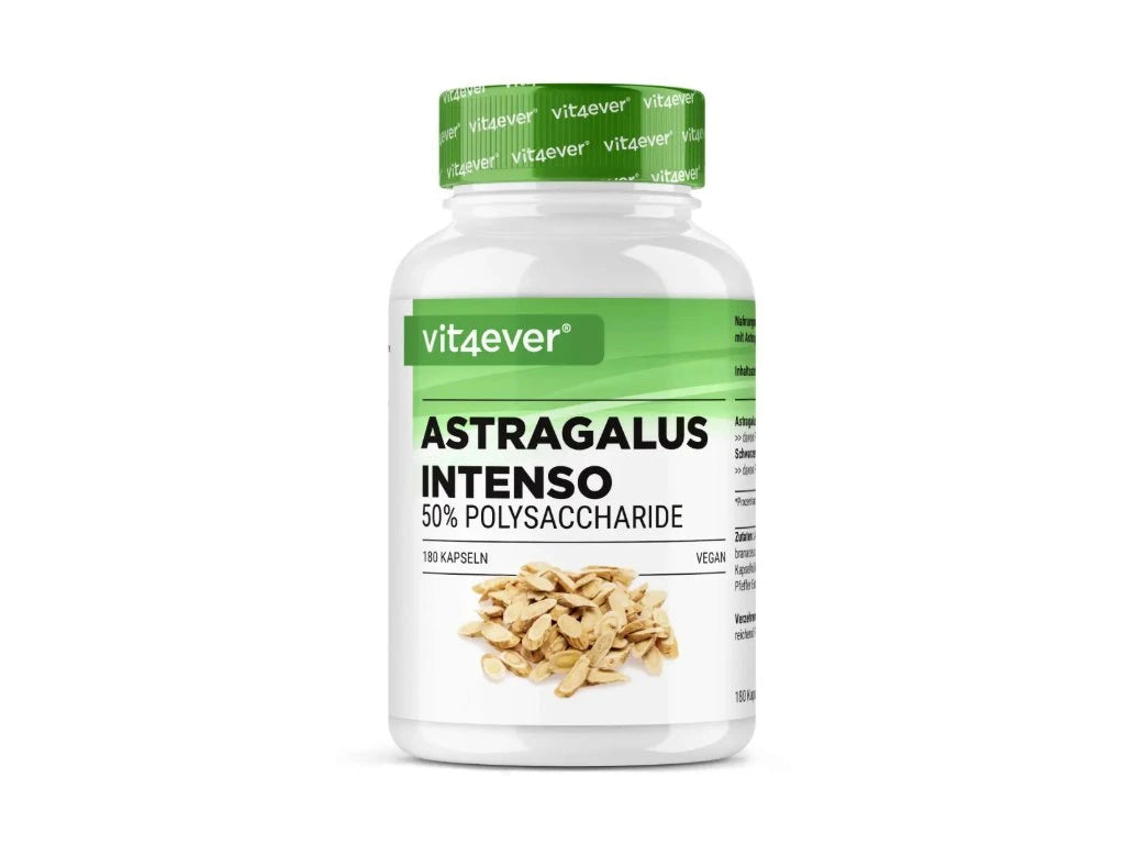 Astragalus, 700 mg (50% polysakkarider), 180 kapsler, rent Astragalus-ekstrakt, Vit4ever