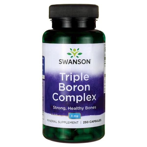 Bor (Triple Boron Complex) 3 mg, 250 kapsler, Swanson