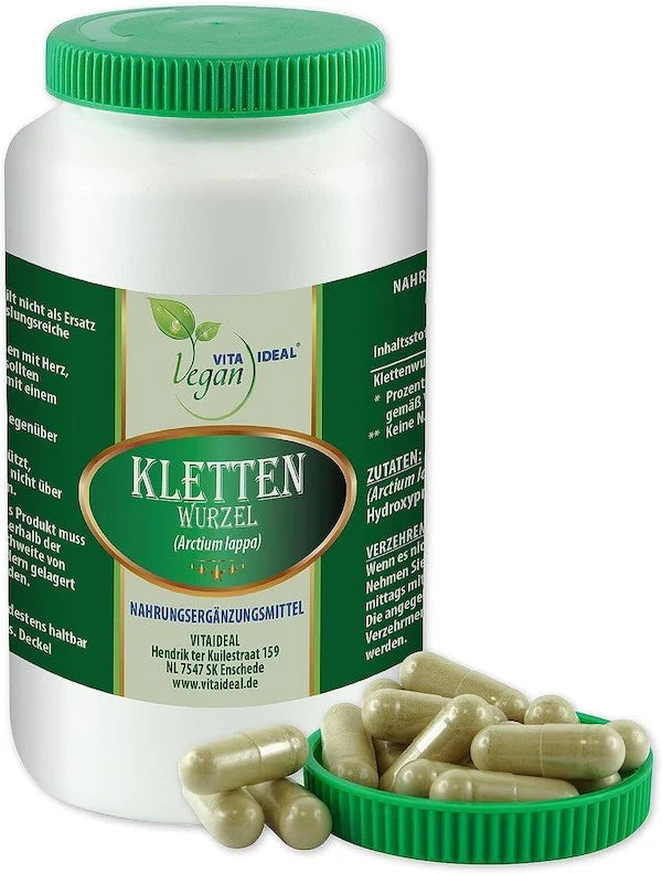 Burdock Root 470 mg, 360 Capsules, Vita Ideal (Burdock Root)