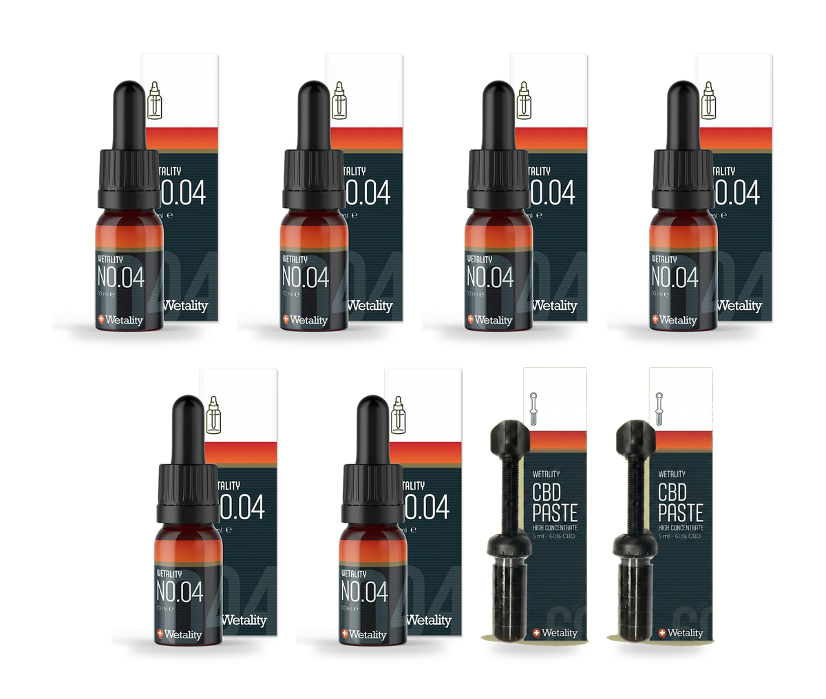 ALL IN PACKAGE paste+CBD-olie NO.04 wetality