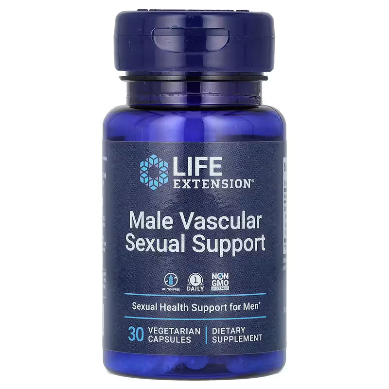 Black Ginger, Male Vascular Sexual Support, 30 capsules, Life Extension (black ginger)