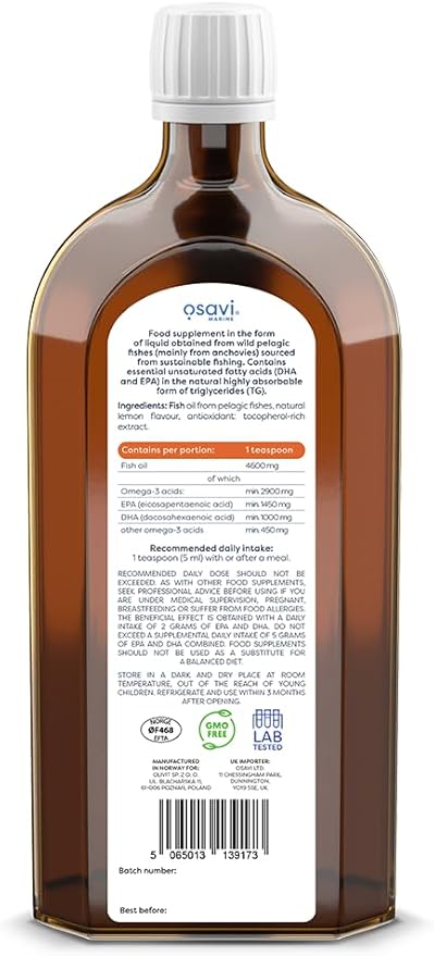Super Omega, 2900 mg, 500 ml, Osavi (flydende)