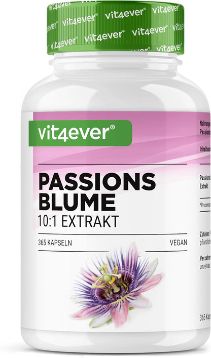 Passion flower extract, 550 mg, 365 capsules, Vit4ever