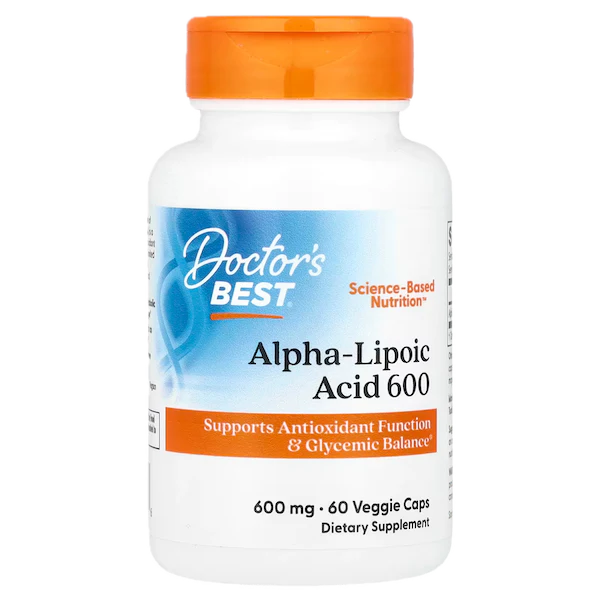 Alpha Lipoic Acid (ALA) 600 mg, 60 capsules (alpha)