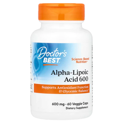 Alpha Lipoic Acid (ALA) 600 mg, 60 capsules (alpha)