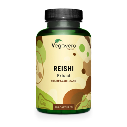 Reishi Mushroom Extract 650 mg, 120 Capsules, Vegavero