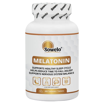Melatonin, Melatonin 1 mg. 400 tabletter, Sowelo