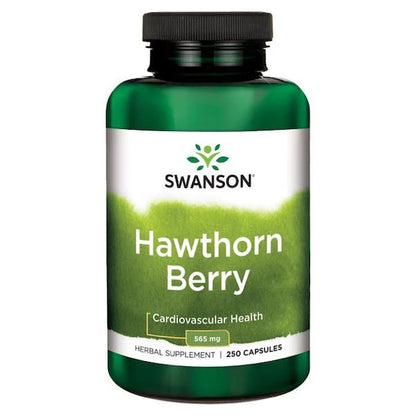 Hawthorn Berries 565 mg, 250 Capsules, Swanson
