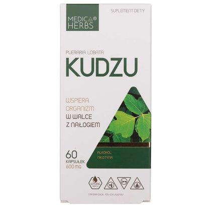 Kudzu Root, 600 mg, 60 Capsules, Medica Herbs