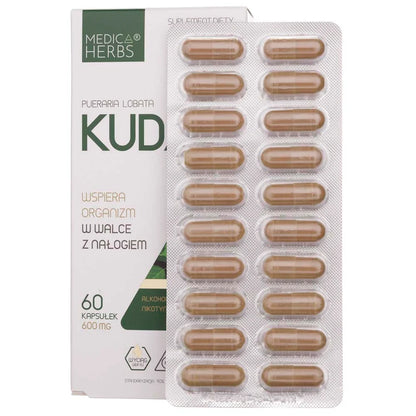 Kudzu Root, 600 mg, 60 Capsules, Medica Herbs
