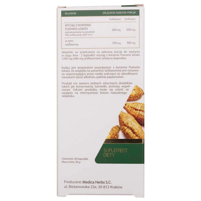 Kudzu Root, 600 mg, 60 Capsules, Medica Herbs