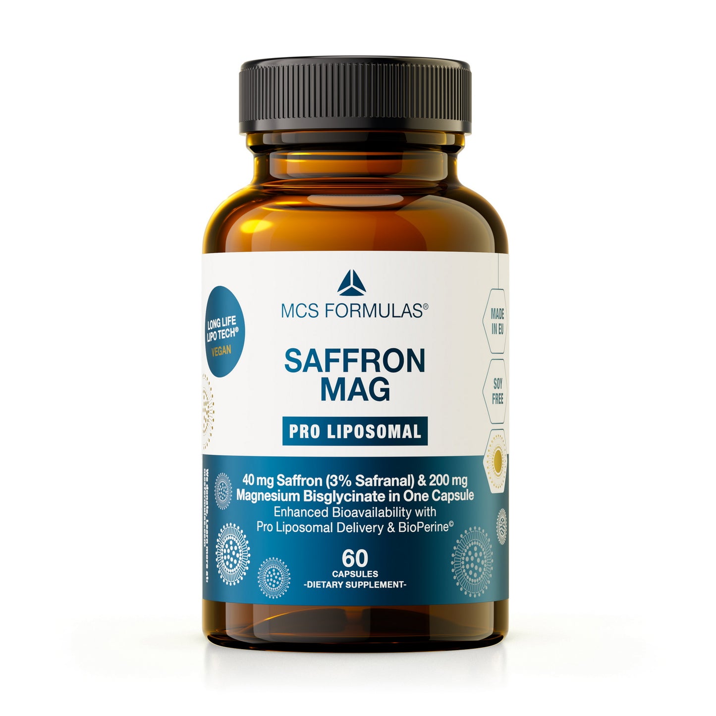 Safran Mag, 60 capsules, MCS Formulas (Saffron)