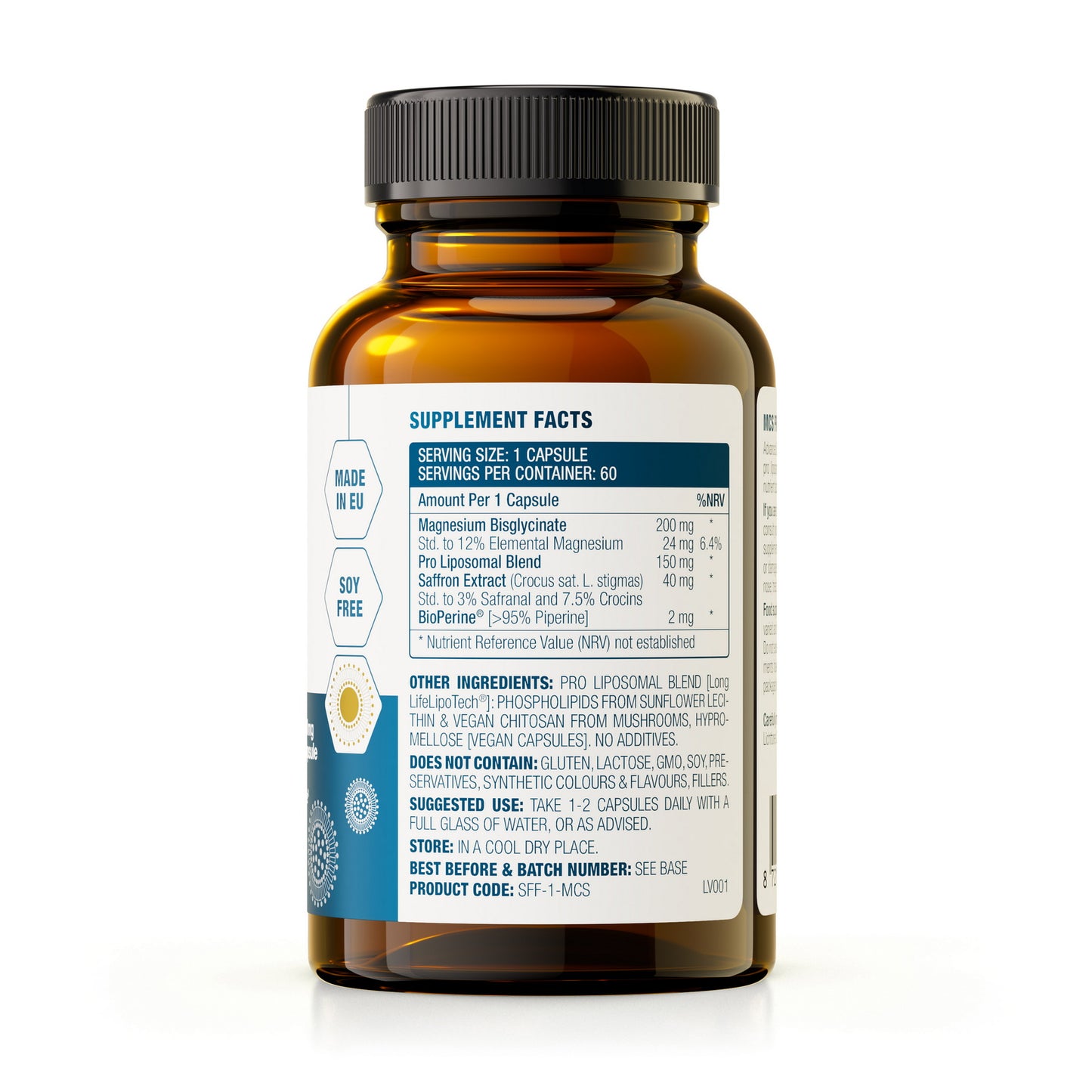 Safran Mag, 60 capsules, MCS Formulas (Saffron)