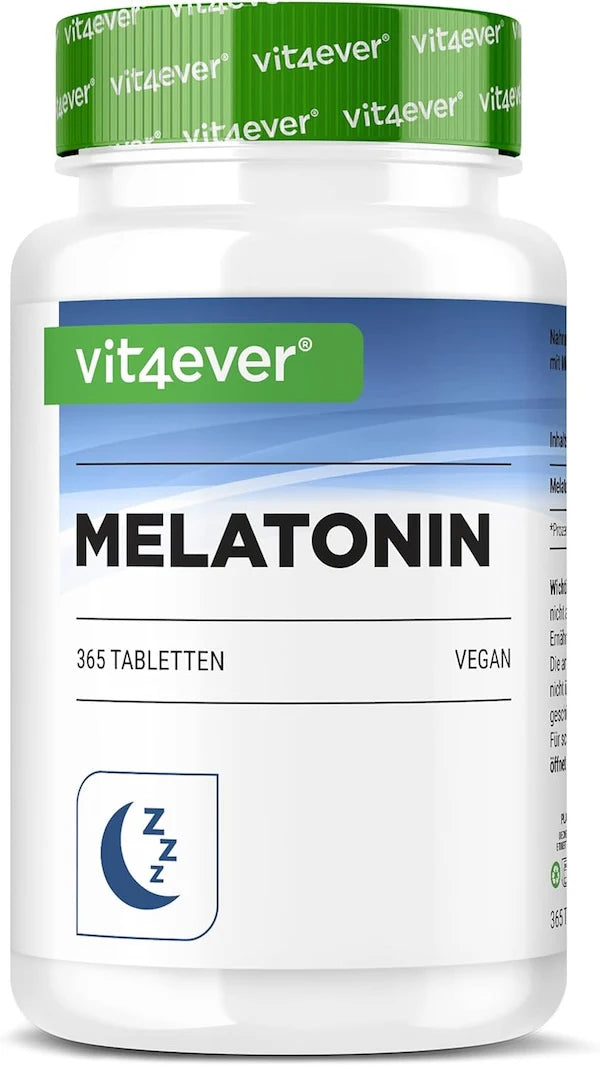 Melatonin, 1 mg, 365 tablets, Vit4ever