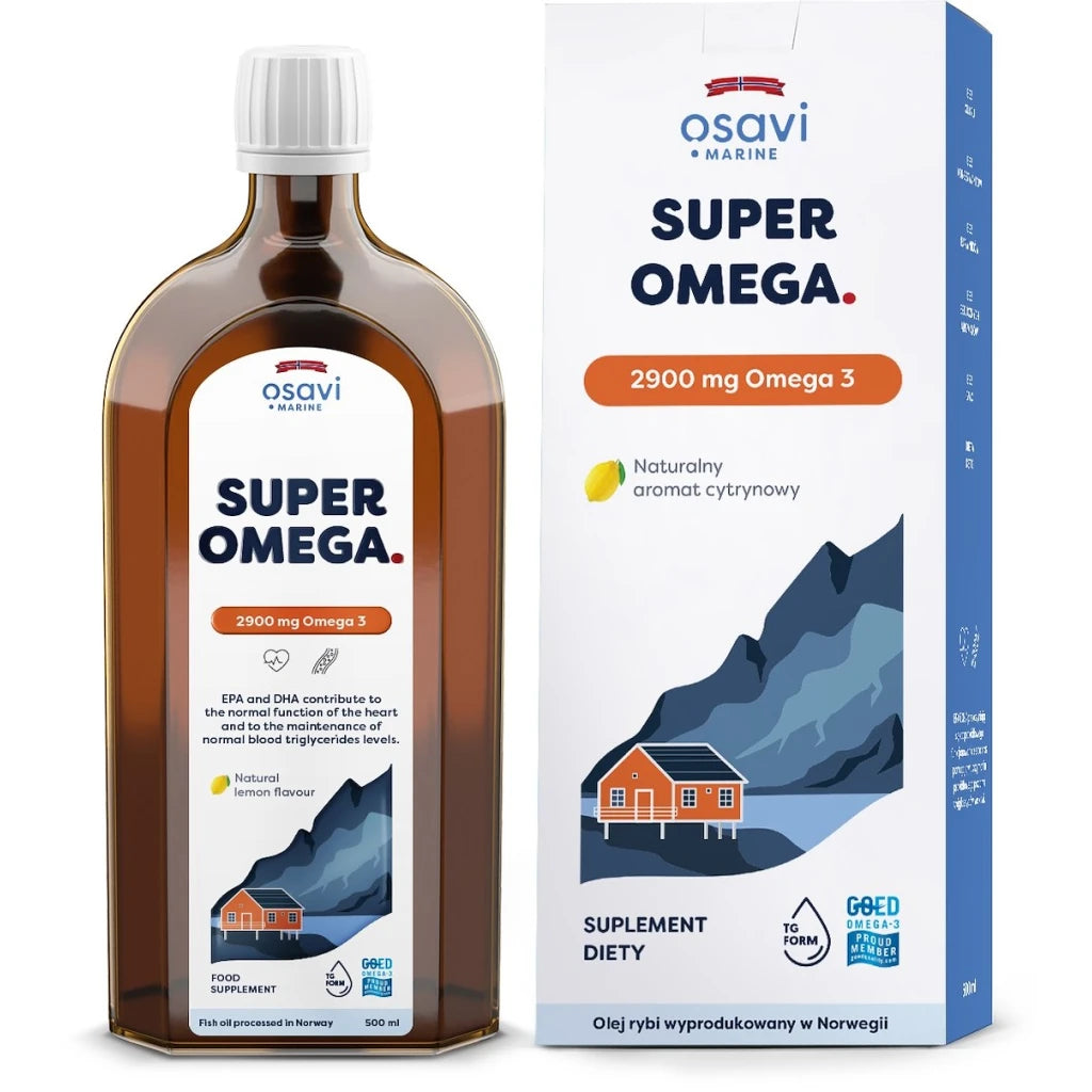 Super Omega, 2900 mg, 500 ml, Osavi (flydende)