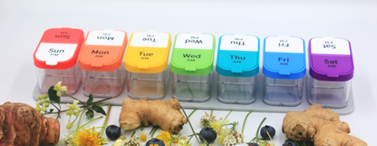 Pill box with large compartments - fits most packets