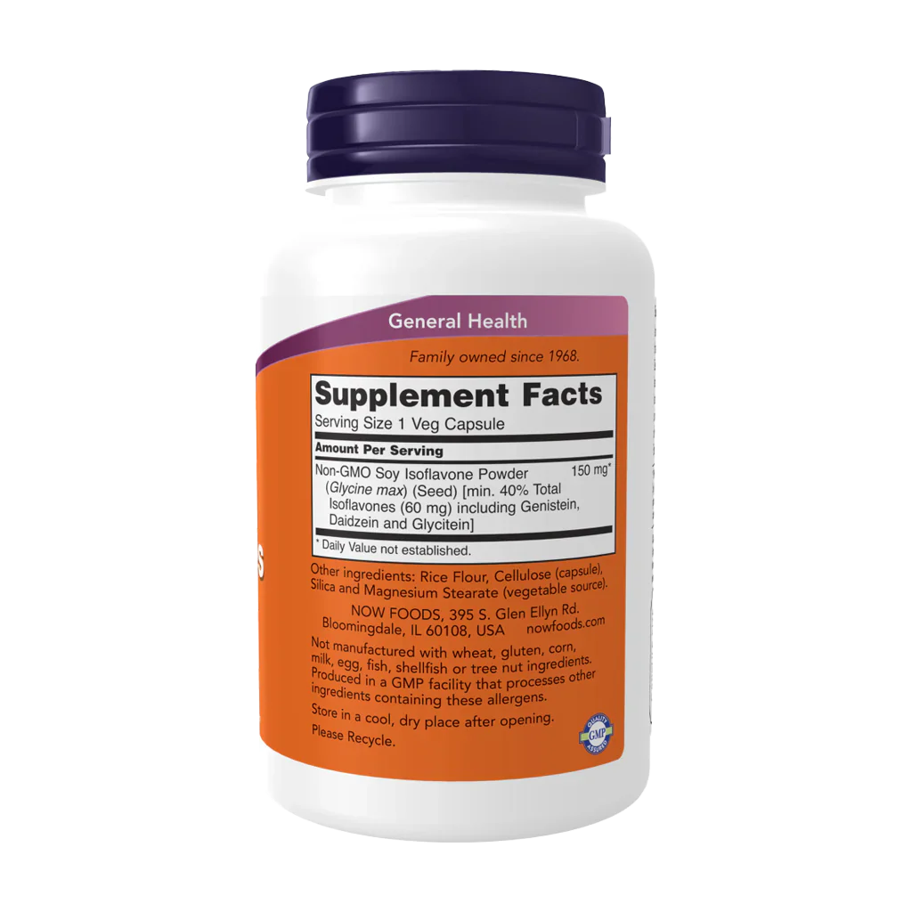 Soy Isoflavones, 150 mg, 120 Capsules, Now Foods