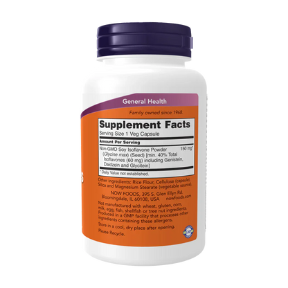 Soy Isoflavones, 150 mg, 120 Capsules, Now Foods