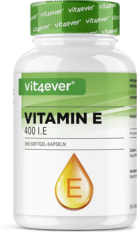 Vitamin E, 400 IU, 365 Softgels, Vit4ever