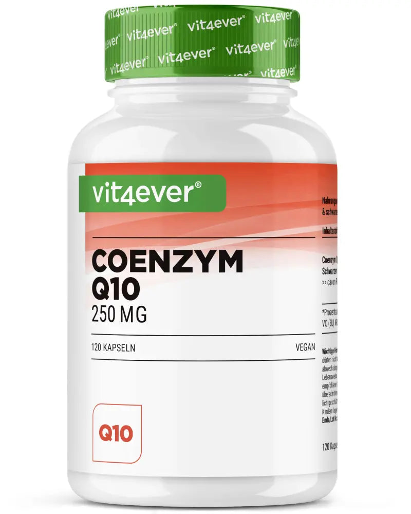 Coenzyme Q10, 250 mg, 120 capsules, vit4ever