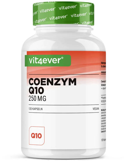 Coenzyme Q10, 250 mg, 120 capsules, vit4ever
