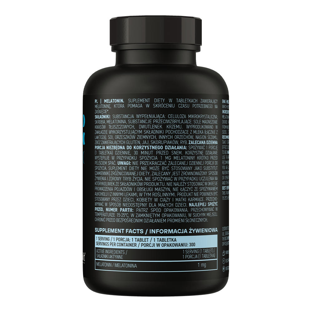 Melatonin, 1 mg, 300 tablets, OstroVit