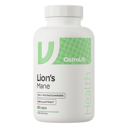 Lion's Mane svampe-ekstrakt, 500 mg (30% polysakkarider), 60 kapsler, OstroVit