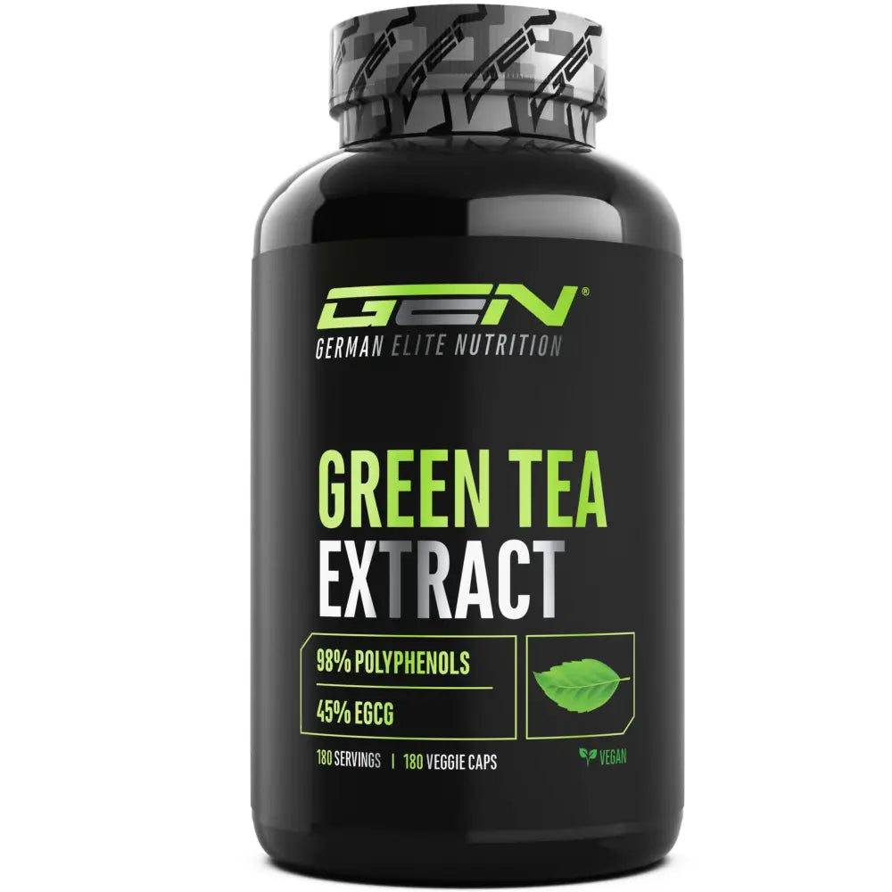 Green Tea Extract, 180 vegan capsules, German Elite Nutrition