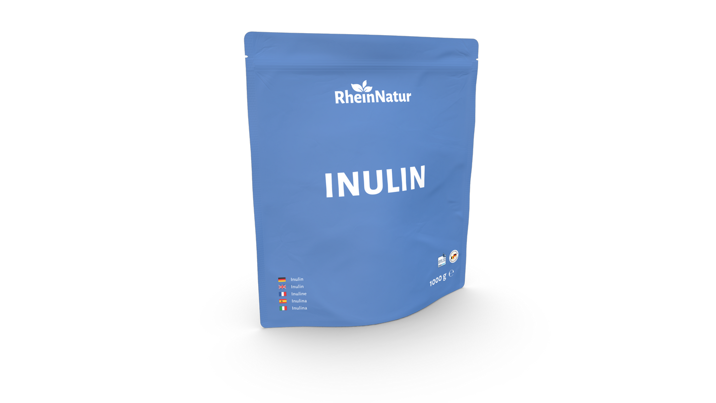 Inulin Prebiotics from Chicory, 1000g powder, RheinNatur