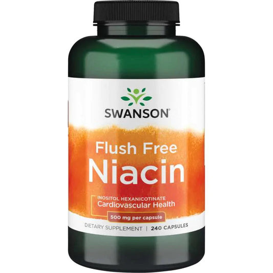 Vitamin B3 No-Flush Niacin, 240 Capsules, Swanson