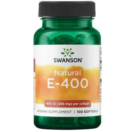 Vitamin E, 268 mg, 400 IU, 100 Softgels, Swanson