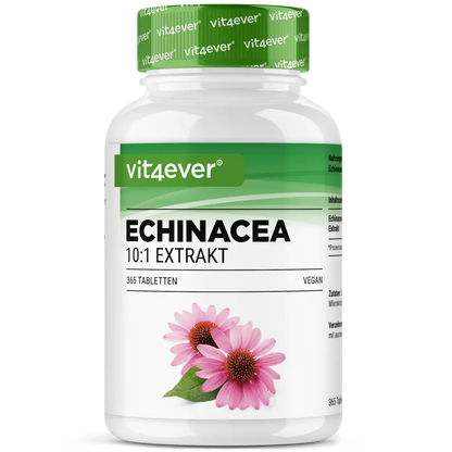 Echinacea 500mg, 365 capsules, Vit4ever (Replaces Urte-pensil)