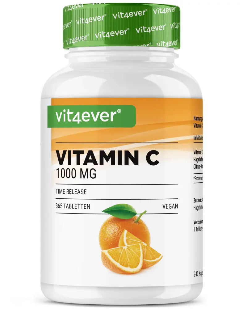Vitamin C, Time Release 1000 mg, 365 tablets, Vit4ever